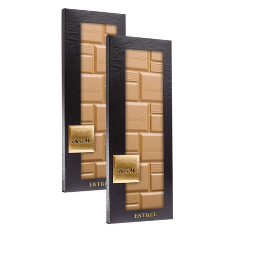 chocoMe - Chocolate Rubio 32%  sin ingredientes 2x110g