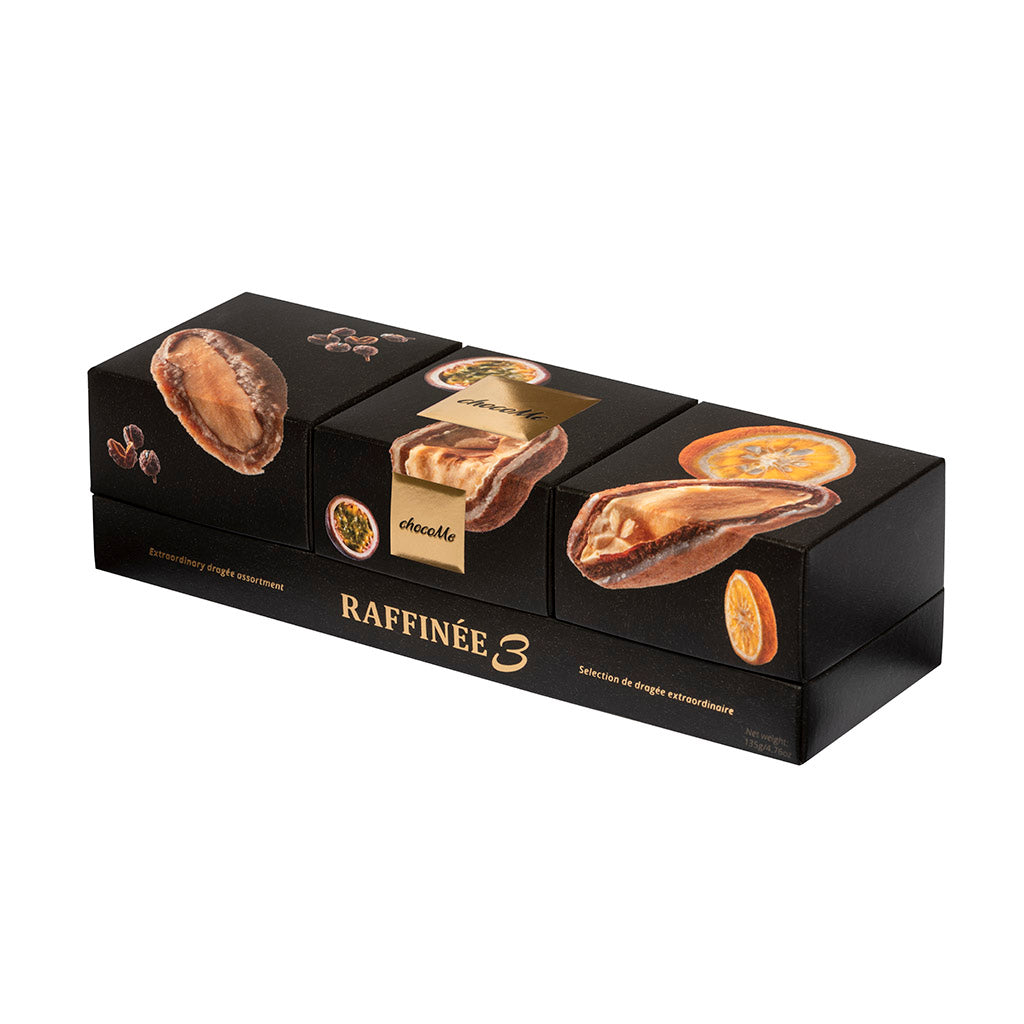 ChocoMe RAFFINÉE3 selection 3x45g total: 135g